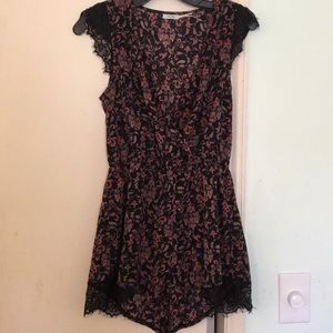 Urban outfitters floral romper